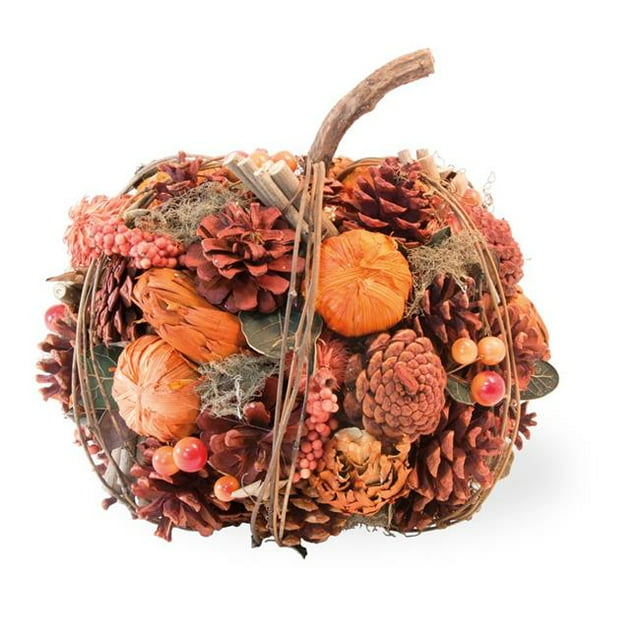 Boston International HAF18620 Patchwork de Citrouilles Naturelles de 9 Po x 9 Po