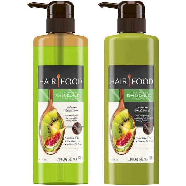 Hair Food Volume Shampoo & Conditioner Set Infused With Kiwi Fragrance, 17.9 fl oz (Each