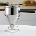 thumbnail image 4 of Reheyre 600ml/1200ml Kitchen Funnel - Large Capacity Detachable Cone-shaped Stainless Steel Funnel Dispenser - Household Supplies, 4 of 8