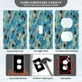 thumbnail image 5 of IAUYY Retardant PC Material Unused Outlet Cover Switch Plate Covers Easy DIY Installation with Screws Light Switch Cover Plate Impressionist Dance Effect, 5 of 9