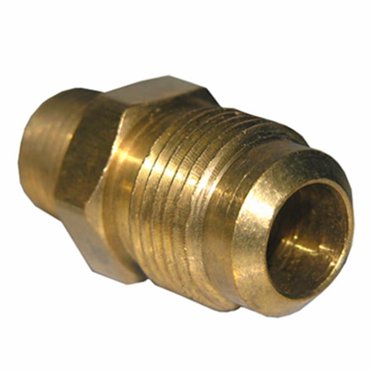 Great Lakes Wholesale 207935 0.375 x 0.5 Male Pipe Brass Adapter
