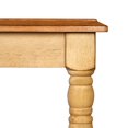 thumbnail image 3 of Banc de salle à manger Rustico de Primo International en bois vieilli, 3 of 5