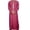 Red, variant on Mens Traditional Muslim Thobe Kaftan Long Sleeve Solid Color Islamic Robe with Tassel for Prayer and Daily Wear