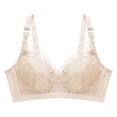 thumbnail image 4 of Ramiter Sexy Lingerie for Women Women's Filifit Sculpting Uplift Bra Fashion Deep Cup Bra Full Back Coverage Hide Fat Smooth Bra 95B,Beige, 4 of 5