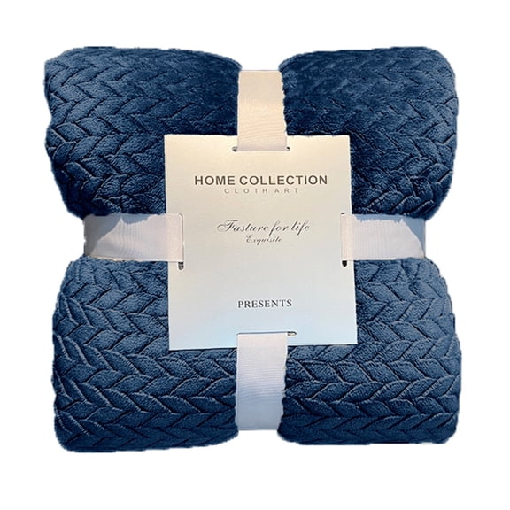 1 Pack Fleece Throw Blanket for Couch, 39.37X27.56" Soft Plush Blanket, Super Soft and Warm Fluffy Throw Blanket, Fuzzy Soft Plush Wave Textured Blanket for Sofa Bedroom Living Room