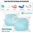 thumbnail image 5 of Orthodontic Retainer Case with Vent Holes, 10 Pack – Blue, 5 of 7