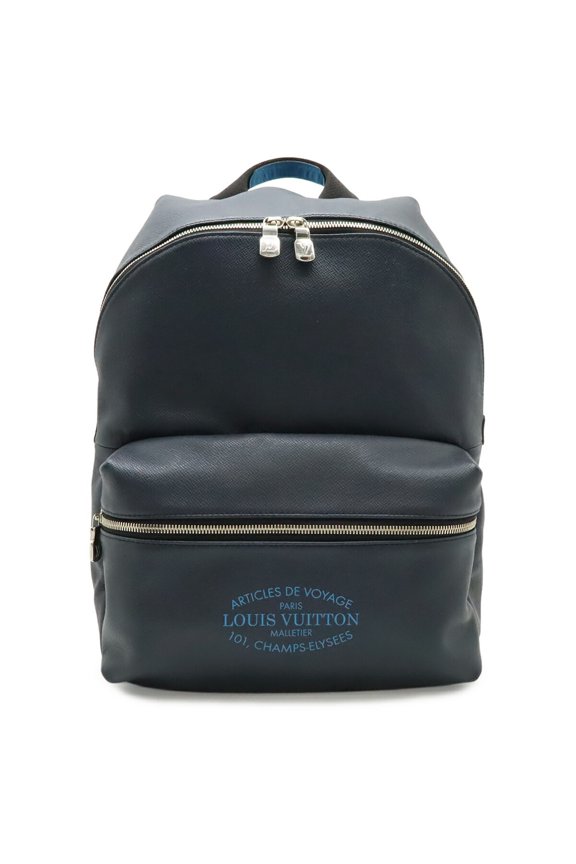 Pre-Owned LOUIS VUITTON Taiga Discovery Backpack PM (Rucksack) Blue Marine Navy M30359