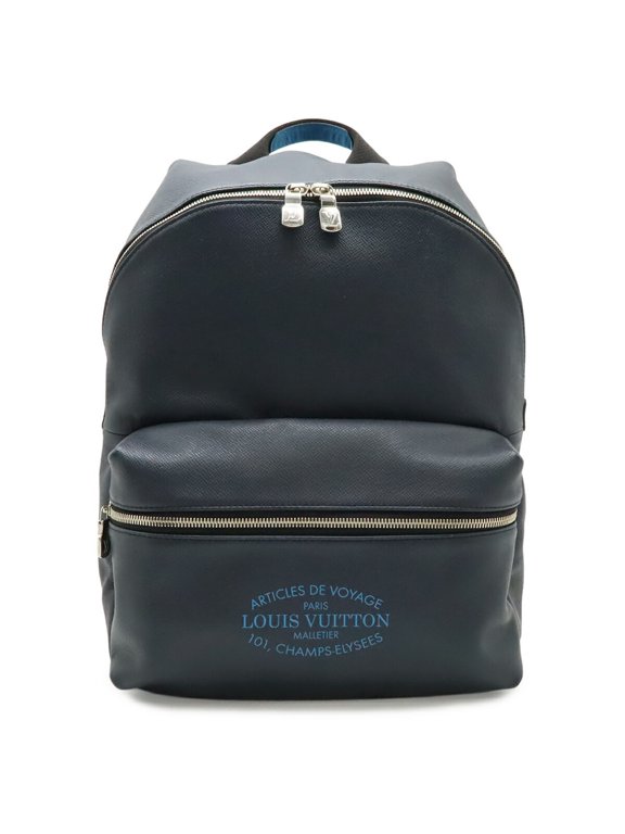 Pre-Owned LOUIS VUITTON Taiga Discovery Backpack PM (Rucksack) Blue Marine Navy M30359