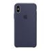 Apple Silicone Case for iPhone X - Midnight Blue