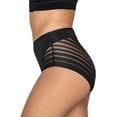 thumbnail image 2 of Leonisa Women's SmartLace Lace Classic Shaper Panty, Black Medium, 2 of 5