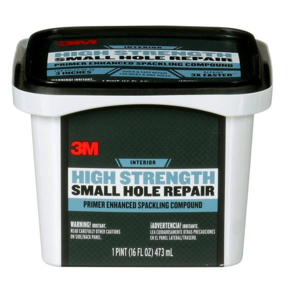3M High Strength Small Hole Repair, Gray, 1 Tub, 16oz