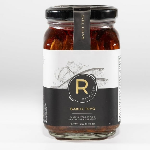 RKitchen Garlic Tuyo, Sundried Herring, 250g Jar