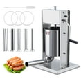 thumbnail image 3 of Yesfashion Sausage Stuffer, Manual 11LBS/5L Sausage Maker Machine, Meat Stuffer with Dual Speed, Stainless Steel Heavy Duty Sausage Filler with 4 Stuffing Tubes, 3 of 8