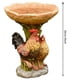 thumbnail image 2 of Gallo De Resina Y Baño Para Pájaros De Pollo, Decoración De Jardín, Estatua De Gallo, Comedero Para Pájaros Para Macizos De Flores, Terrazas Sweethay HA036344-00, 2 of 6