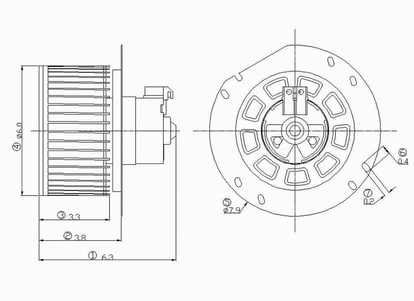 HVAC Blower Motor