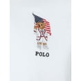 thumbnail image 2 of Polo RL Men's  Bear American Flag Polo Shirt (XX-Large, White), 2 of 3