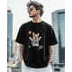 thumbnail image 4 of T-Shirts for Men, Space Dog Crew Neck Cotton T-Shirt Men's Short Sleeve, 4 of 8