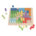 thumbnail image 2 of Match Multiplication Toy, Wooden Children Multiplication Board Educational  For Preschool For Boys Girls, 2 of 8