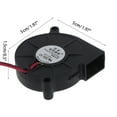 thumbnail image 5 of 5015 Silent Blower 5V 12V 24V Oil Bearing Humidifier Turbo Fan 5CM 3D Printer Cooling Fan 50x50x15mm 4300RPM 1W Small, 5 of 11