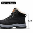 thumbnail image 6 of Visionreast Men Womens Winter Snow Boots Insulated Outdoor Hiking Shoes Faux Fur Lined Warm Boots, 6 of 8