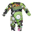 thumbnail image 5 of Invader Zim Baby Footless Rompers, Long Sleeve Baby Onesie Jumpsuit for Boys Girls, 5 of 8