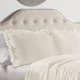 thumbnail image 2 of Juego completo de 3 piezas de colcha de falda con volantes marfil Lush Decor 16T002843, 2 of 2