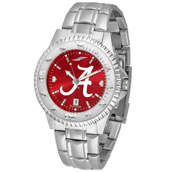Crimson Alabama Crimson Tide Competitor Steel AnoChrome Watch