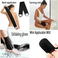 thumbnail image 4 of UPITOR Self Tanning Mitt Applicator 4 Packs, Including Self Tan Mitt Applicator/ Exfoliating Glove/ Back Self Tanning Applicator and Mini Self Tanner Mitt, Tanning Mitt Applicator Kit for Women Men, 4 of 7