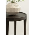 thumbnail image 3 of Kate and Laurel Rava Modern Metal Round Side Table, 14 x 14 x 22, Bronze, Cast Aluminum Accent Table for Use as Indoor Plant Stand or Living Room Decor Piece, 3 of 9