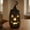 Cylindrical, variant on Hand-Woven Rattan Pumpkin Halloween Decorations, Jack-O-Lantern for Electronic Candle Light Pumpkin Candle Holder with Witch Hat Shape Lid for Home Office Haunt House Halloween Party Table Decor