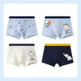 thumbnail image 2 of TOOYOU 4 Pack Boys Underwear Children'S Trunks Fashion Casual Boxer Briefs Soft Panties Underpants Set For Toddler 4Pcs Multipack, 2 of 3