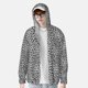 thumbnail image 2 of Balery Black Leopard Sudadera ligera de manga larga con capucha y protección solar UPF 50+ para hombre y mujer, ideal para pesca y running-3X-Large, 2 of 7