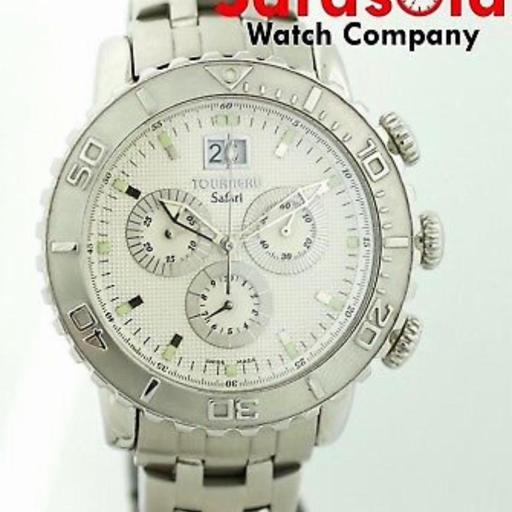 Tourneau PreOwned Tourneau Safari Grande Date S32030 Steel Watch