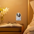 thumbnail image 2 of Night Light Plug into Wall,Dusk to Dawn Sensor Auto-On/Off for Bathroom, Hallway,Kids Room-Realistic Portrait Of Australian Shepherd Dog, 2 of 4
