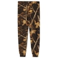 thumbnail image 5 of Men's Camo Pajama Pants Adjustable Drawstring Elastic Waist Lounge Pants Jogger Ankle Loose Fit Comfort Sleep Pants with Pockets ,3XL,Khaki, 5 of 7