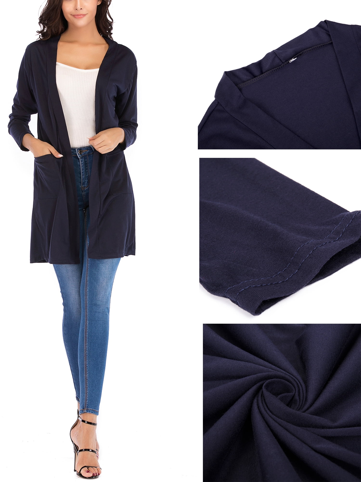 navy cardigan jacket