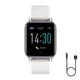 thumbnail image 2 of Reloj inteligente Heartrate Presión arterial Oxígeno Reloj de pulsera Temperatura corporal Control táctil Reloj impermeable, gris claro Guardurnaity EL001549-08B, 2 of 2