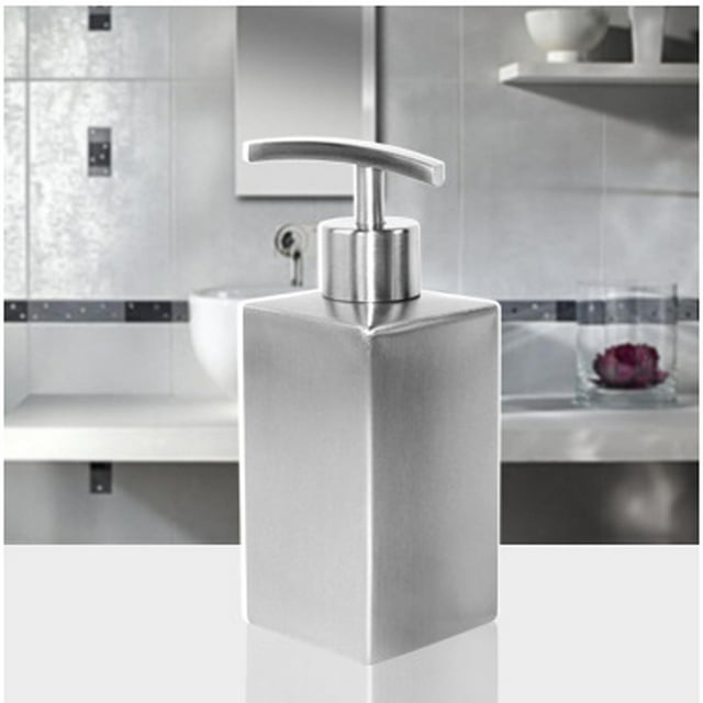 TIMIFIS Kitchen Gadgets New 304 Stainless Steel Soap Pump Liquid Lotion Dispenser Replacement Jar Tube