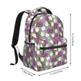 thumbnail image 2 of Pofeuu Rose Flowers Print Backpack for Men and Women - Basic Bookbag Casual Daypack Backpacks for College Work Travel-One Size, 2 of 5