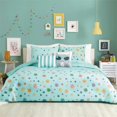 thumbnail image 1 of Urban Playground A069017BLEDS Raining Pom Pom Comforter Set, Blue - Full & Queen Size - 5 Piece, 1 of 1