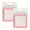 Pink_2Pcs, variant on Shiny Transparent Sticky Notes Cute Pastel Self-Adhesive Memo Pads For Home & Office List Records