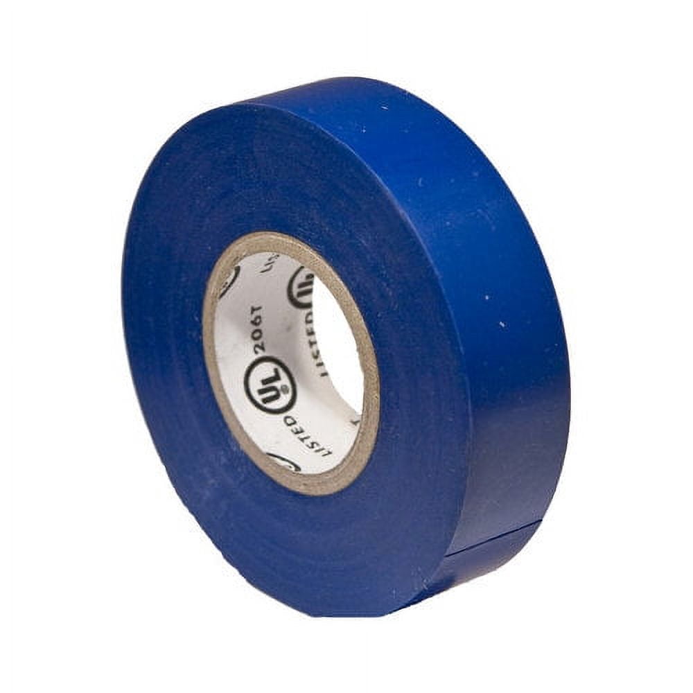 Vinyl Plastic Electrical Tape 7MIL X 3/4" X 60' PVC Black