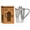 Hammered, variant on IMTRA FASHION Handmade Pure Copper Water Jug With Lid 1500 ML/50.7 Fl Oz Diamond Cut Pitcher for Drinking Ayurveda Health Benefits