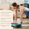 thumbnail image 5 of LifePro Vibra Voice Vibration Plate Exercise Machine with Voice Control & Heated Platform Home Workout Vibration Plate Machine for Muscle Toning & Recovery Support | 260 lb Capacity - Black, 5 of 11