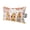 Cinnamon,Pumpkin,Auburn,Sandstone, variant on 1 Pack Outdoor Waterproof Throw Pillows for Head,Thanksgiving Pumpkin Dwarf Cushion Cases with Insert&Straps Neck Pillows for Patio Recliner Chair,Fall Maple Leaf Retro Plank