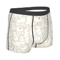 thumbnail image 4 of Uemuo White Rabbit Pattern Men's Boxer Briefs,Trunk Anti-Chafing,Comfortable, Durable, and Stylish Underwear-Large, 4 of 9