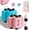 Pink+blue, variant on 2026 New Math Roller Stamp, 4 in 1 Math Practice Roller Stamp Set, Math Teacher 4 in 1 Roller Stamp Refill Ink, Addition, Subtraction for Classroom & Home Use (Pink*1)