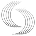 thumbnail image 4 of Miangastore 100pcs Curved Sewing Needle C Type Needles Large Sewing Needle For Hair Extension Hair Needle For Braiding Upholstery Needles For Hand Sewing, 4 of 8