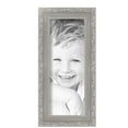 thumbnail image 2 of ArtToFrames 5" x 13" Classic Antique Silver Picture Frame, 5x13 inch Silver Wood Poster Frame (WOM-4926), 3 Pack, 2 of 6