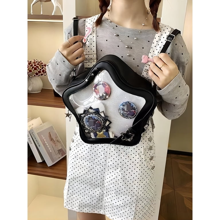 Homvik Star Ita Bag Stars Pins Backpack Cute Aesthetic Y2K  display picture 1